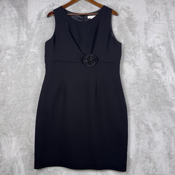Coldwater Creek Dresses & Skirts - Coldwater Creek Little‎ Black Sheath Dress Lined Sleeveless Versatile Size 16